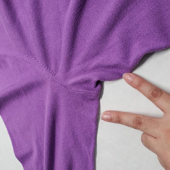 Lane Bryant Cardigan Sweater Womens 18/20 Pastel Purple 3/4 Sleeve Button-Up - Picture 7 of 16